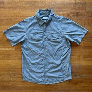 Columbia Omni-Shade Sun Protection Button Up Shirt‎ Short Sleeve M